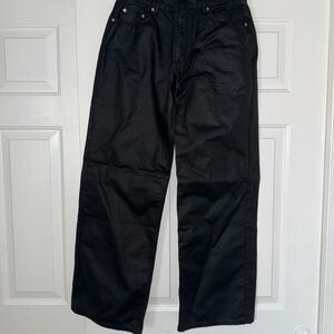 women’s coated black denim Jeans